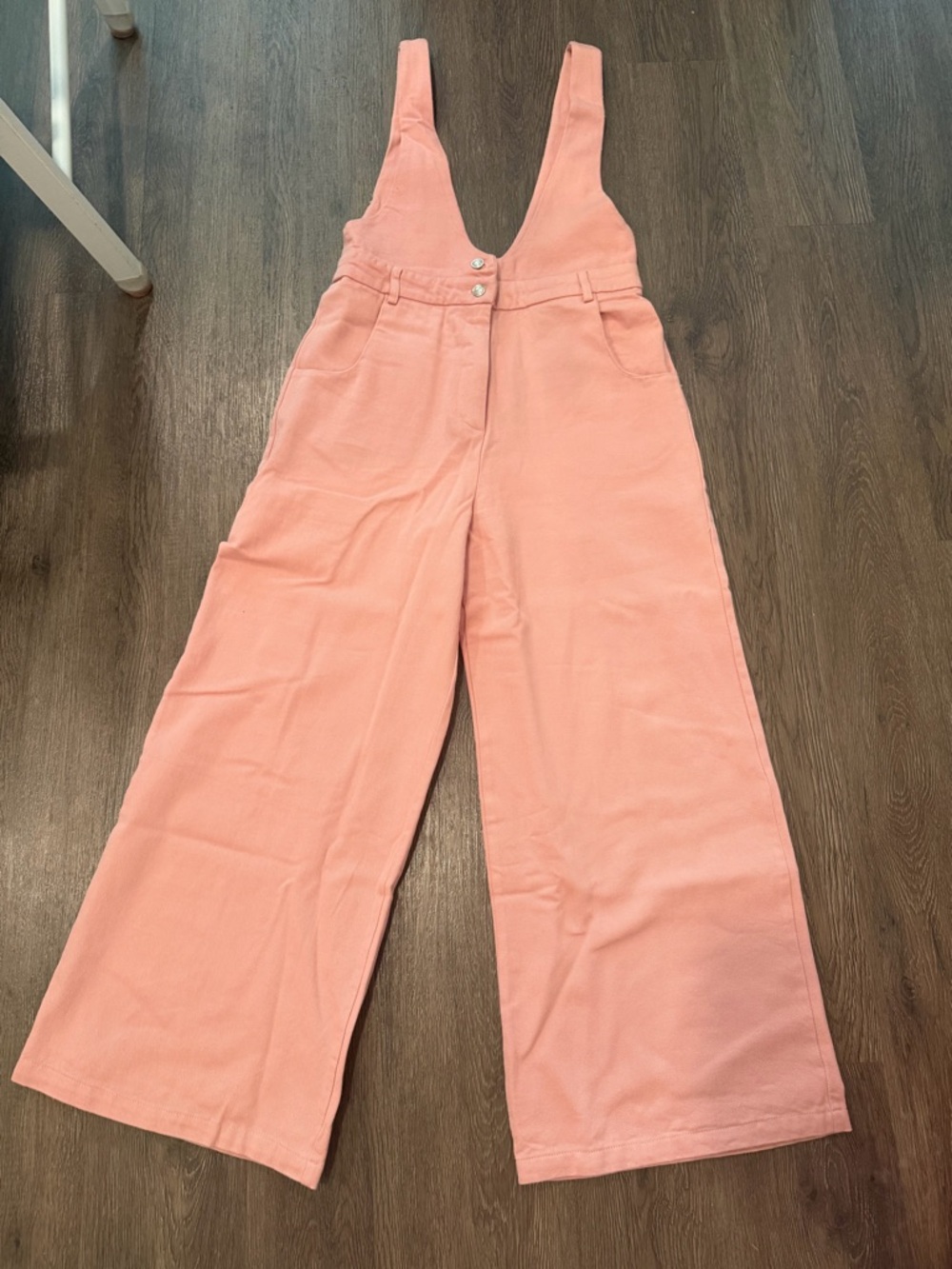 Sleeveless Wide-Leg Jumpsuit in Soft Pink